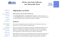 Desktop Screenshot of elexis.info
